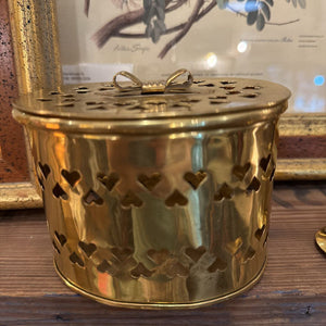 Brass heart box