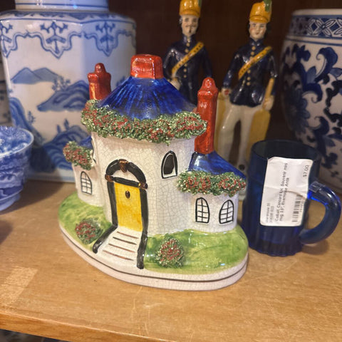 Stafforshire Cottage with blue roof