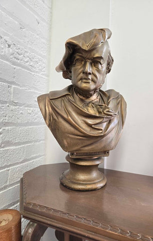 Wagner 18 x 12 gold bust as is