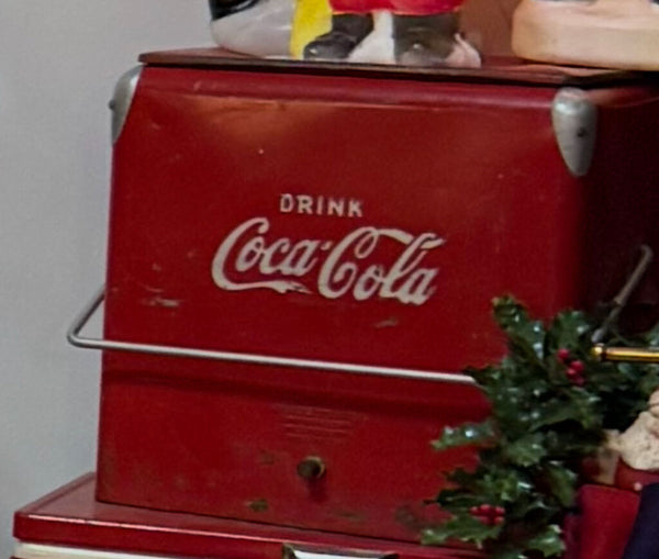 Vintage Red Coca Cola Cooler (As Found) W1383