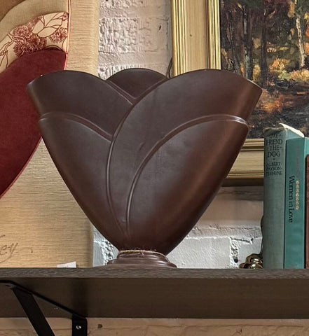 Brown Haeger Vase (13" high) W1054