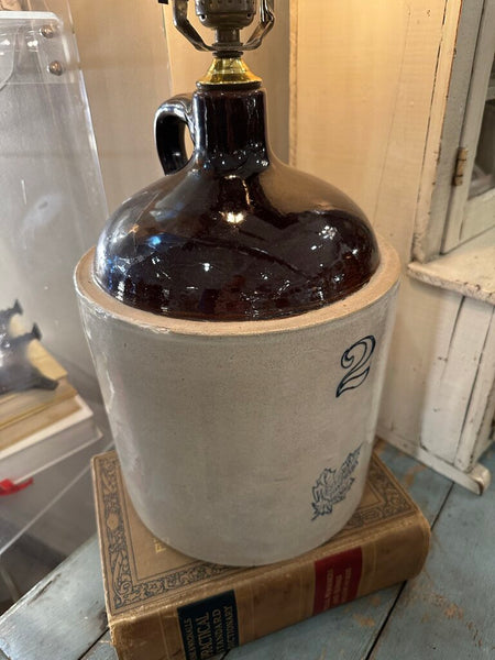 WESTERN STONEWARE LAMP- IN STORE PICKUP