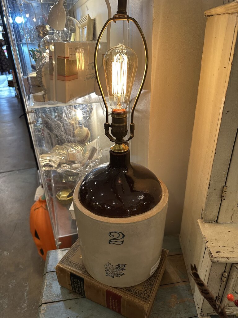 WESTERN STONEWARE LAMP- IN STORE PICKUP