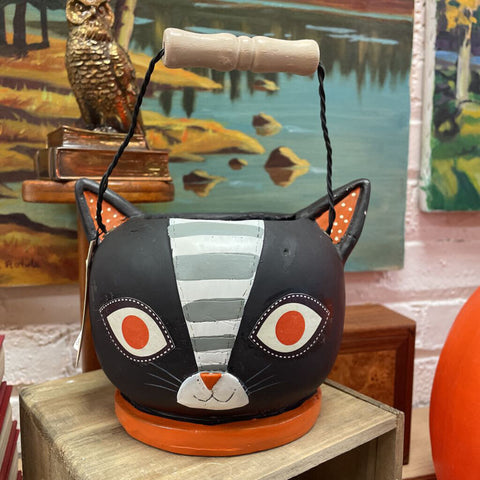 Moxie - Black Cat Halloween Bucket