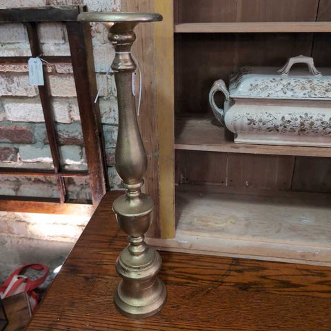 Tall Gold Metal.Candlestick 20 inches