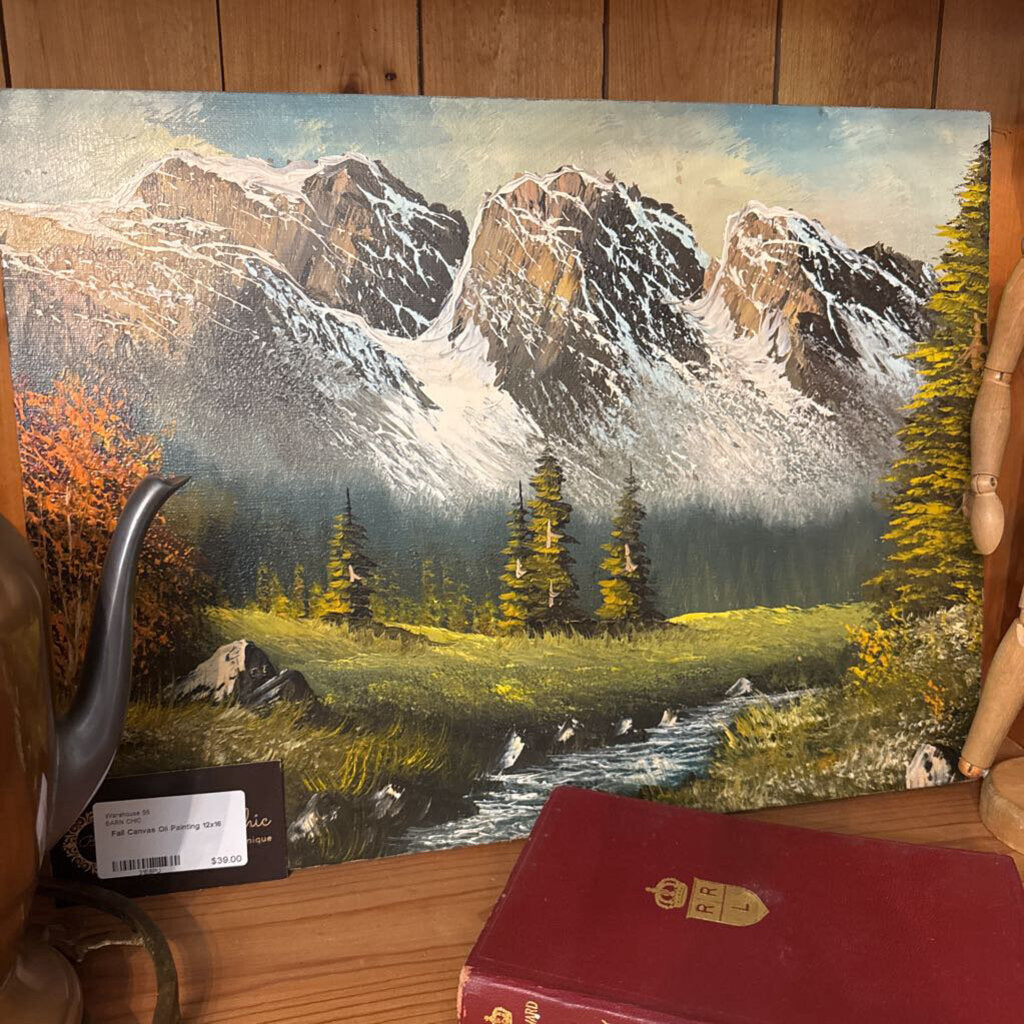 Fall Canvas Oil Painting 12x16