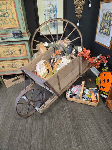 Very old wheel barrow 24 x 64 in store pick up