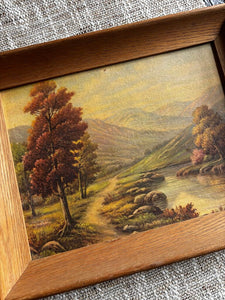 Vintage Framed Fall Print
