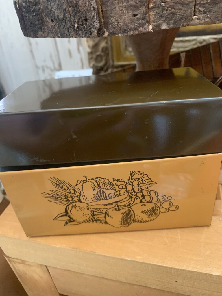 Vintage J. Chen & Co recipe box holder