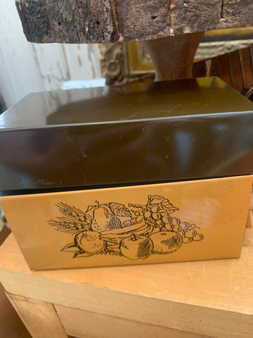 Vintage J. Chen & Co recipe box holder