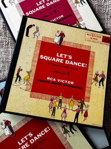 Set Of 5 RCA Victor Dance Orchestra "How To Do It" Series Square Dancing