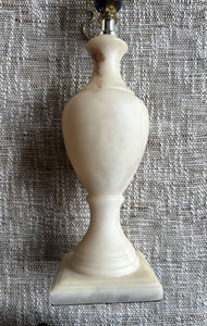 Vintage Alabaster Lamp Rewired
