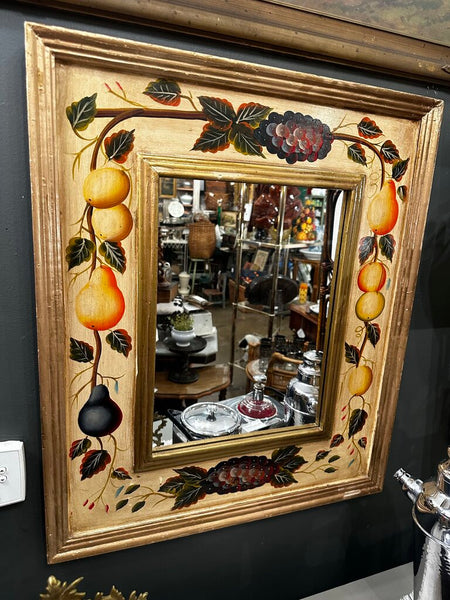 HAND PAINTED MIRROR 23" x 27" IN STORE PICKUP (SWOON)