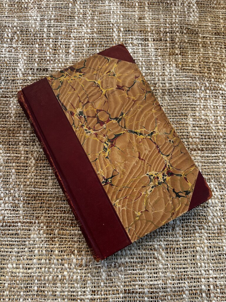 Set of 6 Antique 1899 Leather Complete Works of Shakespeare Books