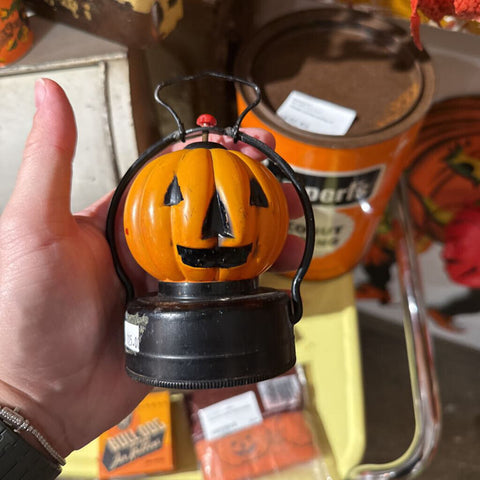 Vintage pumpkin lantern