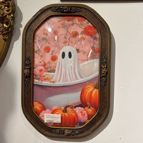 Ghost in bath tub bubble frame
