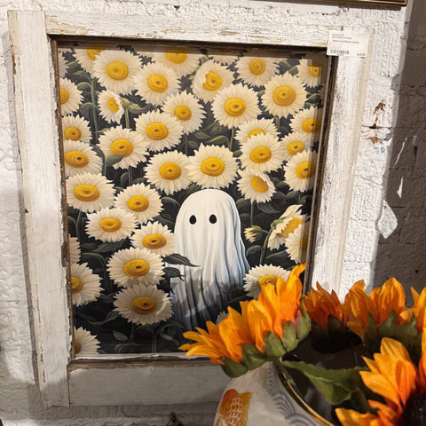 Ghost in sunflower picture