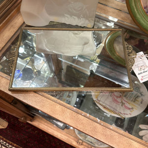 Brass Vanity Mirror 12.5x 7.5"