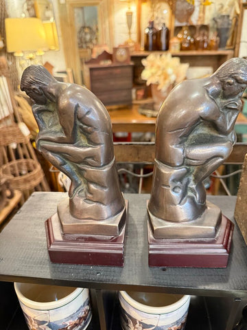 The Thinker Bookends PAIR