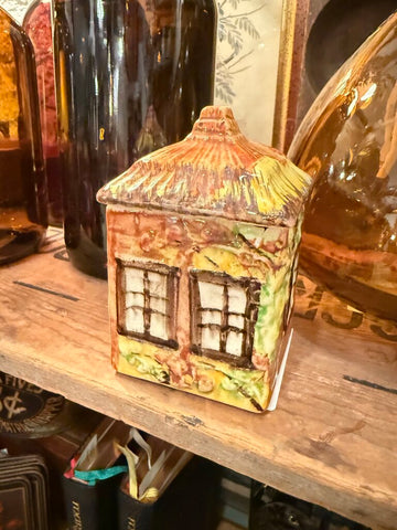 English cottage ware jar