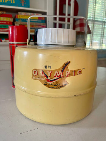 Jens Fresh Vintage ~ Vintage Olympic Thermos jug