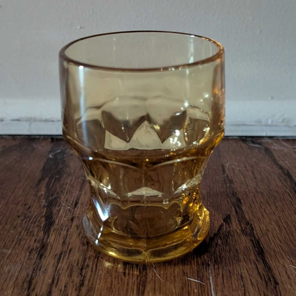 Vintage Amber Juice Glass - 4/Set