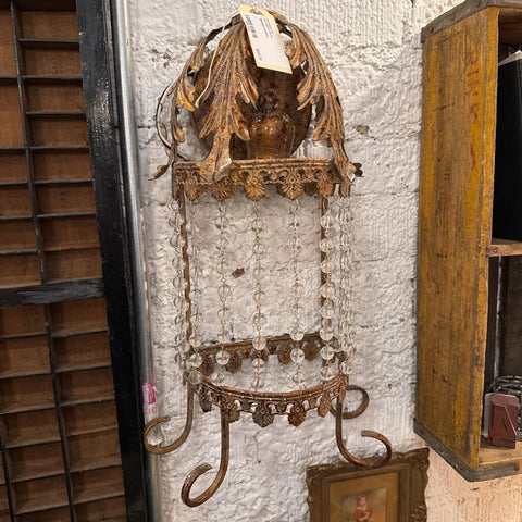 Beaded sconce