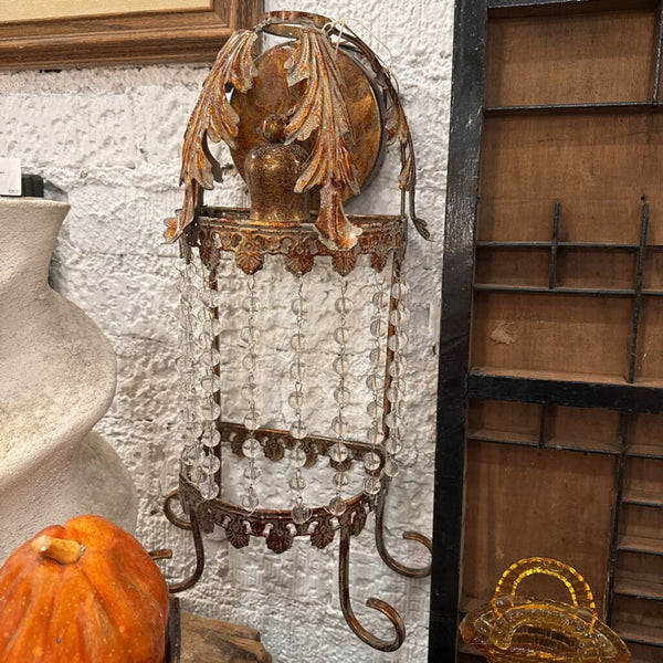 Beaded sconce
