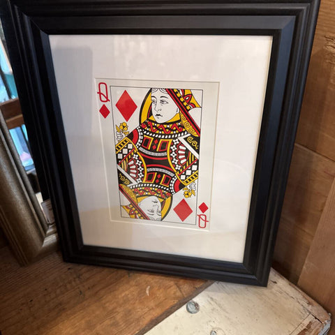 Framed Queen Diamonds 10x12