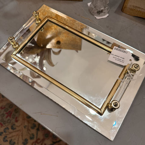 Mirror dresser tray
