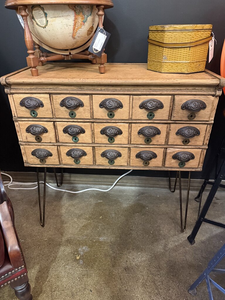 15 Drawer Card Catalog 32L 15.5D 32H IN STORE PICKUP ONLY