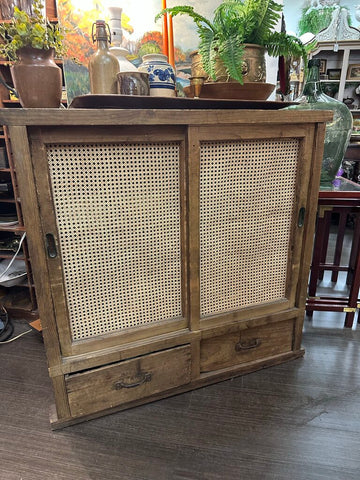 Primitive handmade cabinet in store pick up only 36 w x 15dX 34h