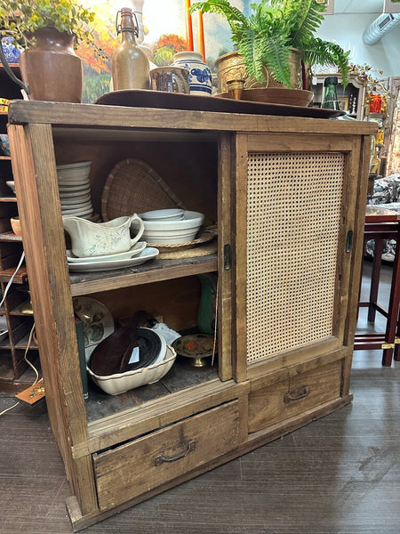 Primitive handmade cabinet in store pick up only 36 w x 15dX 34h