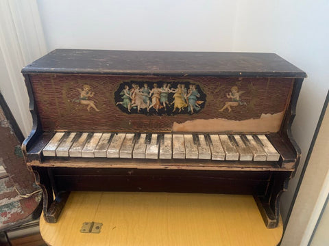Vintage Schoenhut toy piano