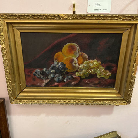 Signed peaches oil