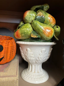 Vintage Pear Ceramic Topiary