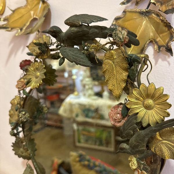 French Mariage mirror, 15" x 11"