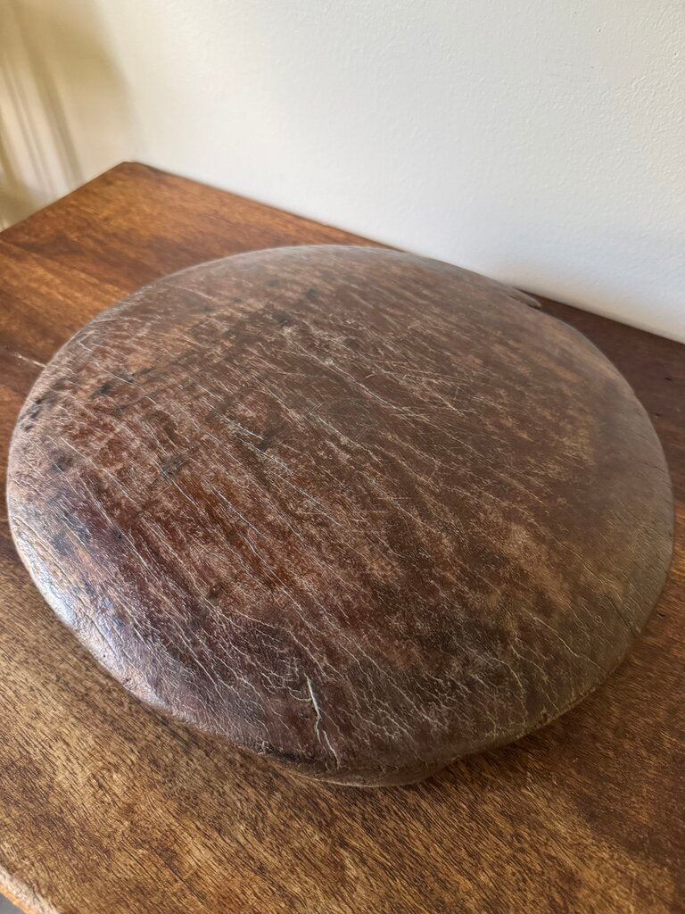 Hand carved wooden riser