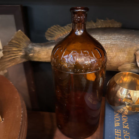Amber Clorox Bottle