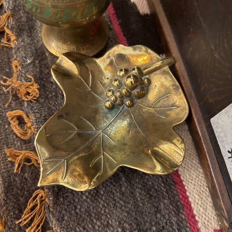 Brass Leaf Dish