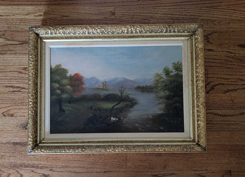 Vintage Gold Framed Oil 30x22