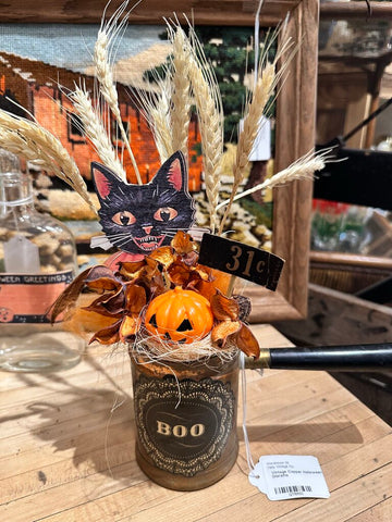 Vintage Copper Halloween Diorama