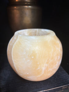 Alabaster Candle Holder Egypt