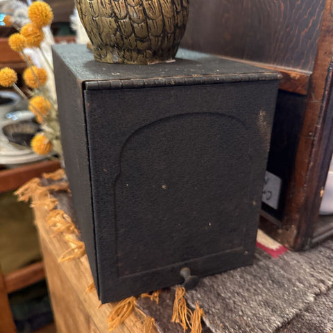 Black Metal Apothecary Box