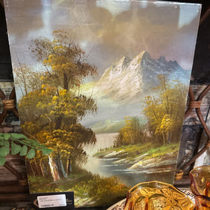 Fall Trees Painting on Canvas