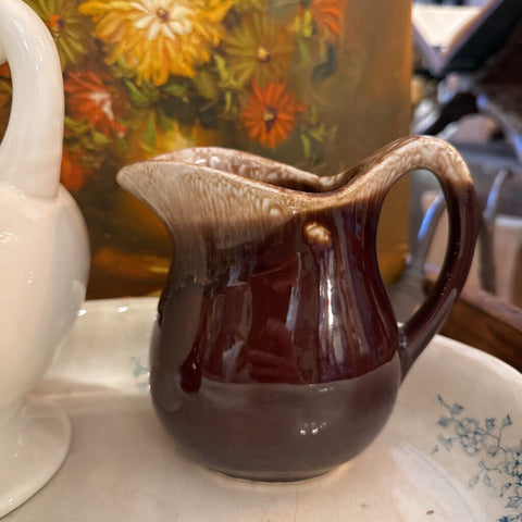 Brown Drip Pitcher