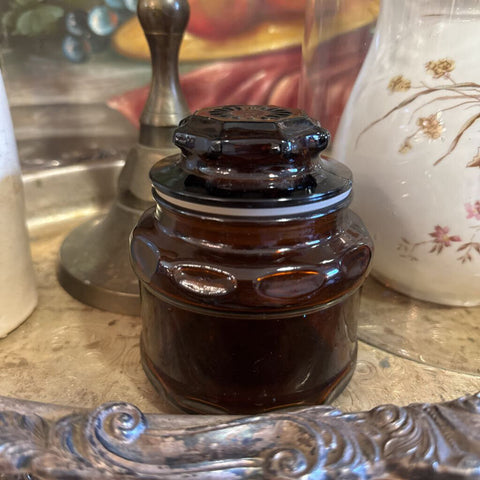 Amber Canister Jar