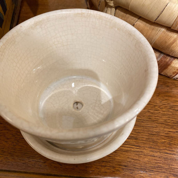 Vintage McCoy Cream Planter 4" x 2.5"