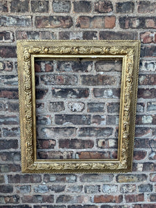 Antique wooden gold gilt frame fits 18x22