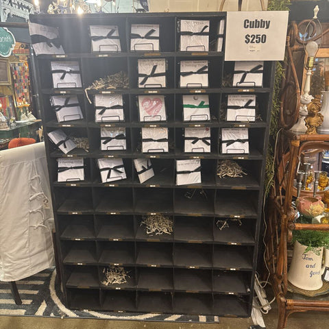 Large Black Cubby